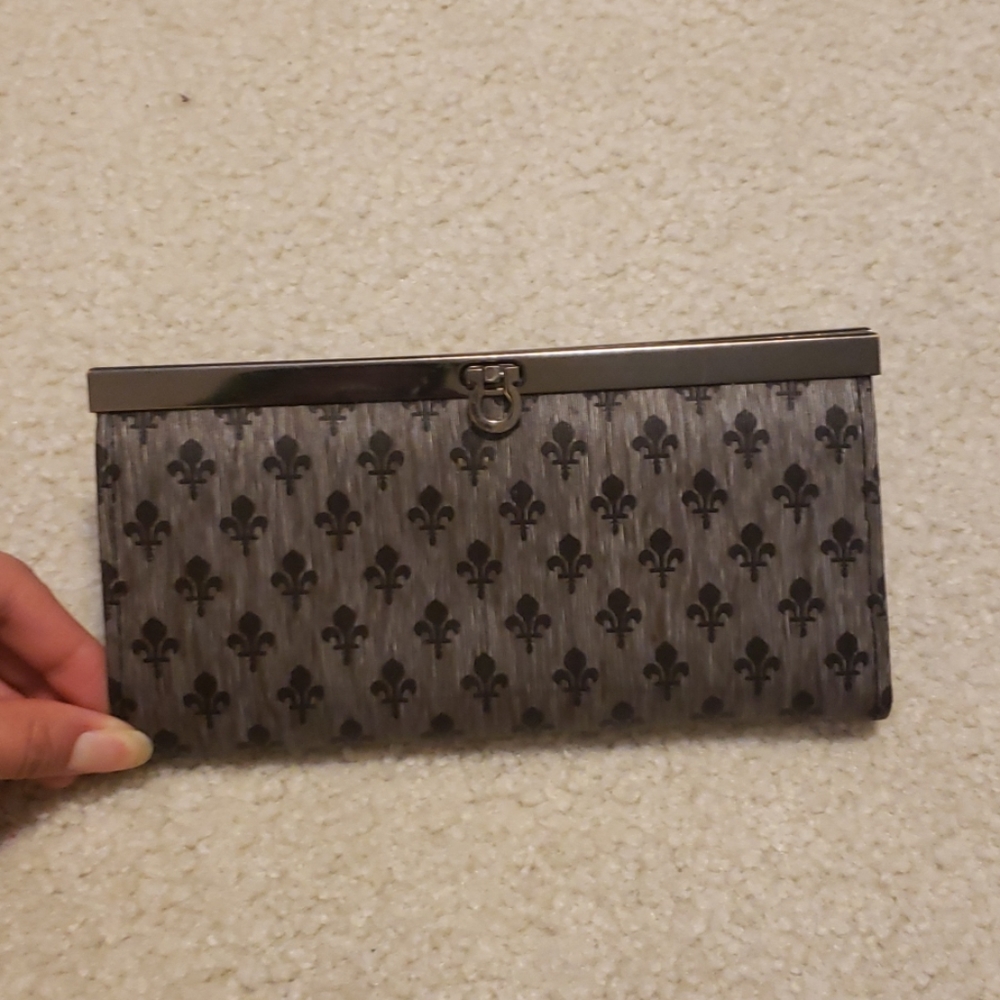 Grey Spade Wallet